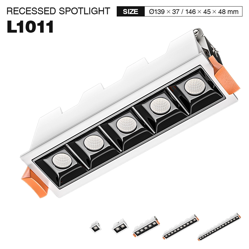 L1011– 10W 3000K 36˚N/B Ra80 सेतो– स्पटलाइट्स-लिनियर लाइटहरू--01