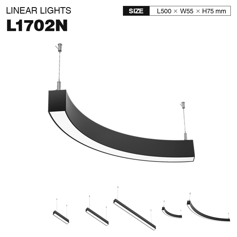 L1702N–24W 4000K 110˚N/B Ra80 ಬ್ಲಾಕ್– ಲೀನಿಯರ್ ಲೈಟ್-24w LED ಲೀನಿಯರ್ ಲೈಟ್ಸ್-SLL001-A-01