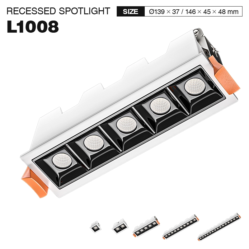 L1008– 10W 4000K 36˚N/B Ra80 Ақ– Прожекторлар-Шығынды жарықтандырғыштар--01