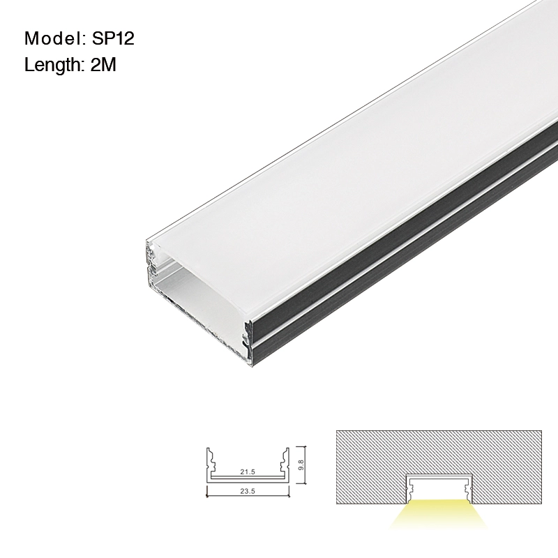 LED Profile L2000×23.5×9.8mm - SP12-Ceiling LED channel--01