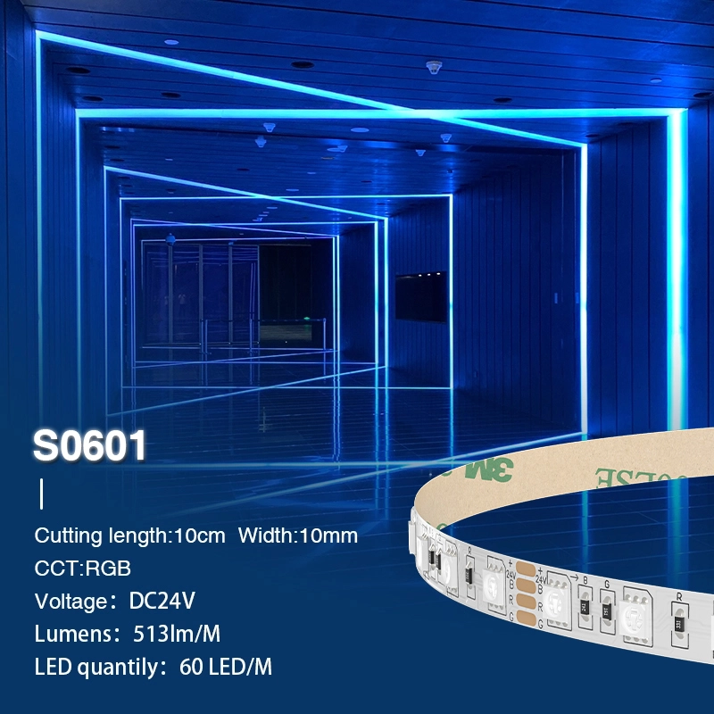 SMD 5050 RGB IP20 13W/m 60LED/M RGB LED Strip ljós-inni LED Strip ljós--S0601